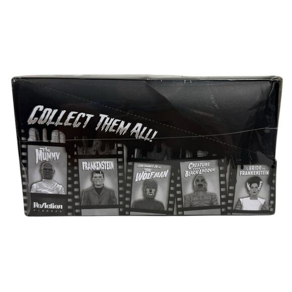 New Universal Monsters Of The Silver Screen Super 7 Reaction Figures Sealed Box - Picture 3 of 5